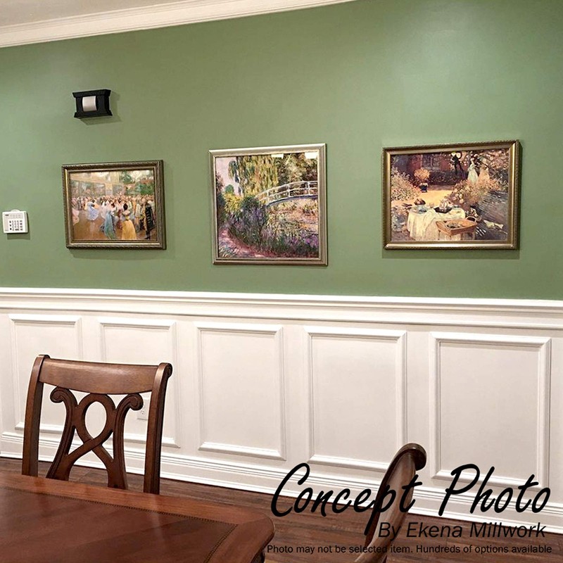 Ekena Millwork PNL12X24AS-01 12"W x 24"H x 1/2"P Ashford Molded