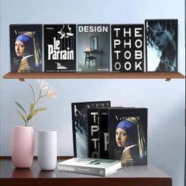 YUJUVI Decorative Books for Home Decor Pack of 5 Fake Books Decorative Books Decorative Books Foldable Cardboard Box Only Fake Books Display for Home Coffee Table Shelves Decorative Books for Office