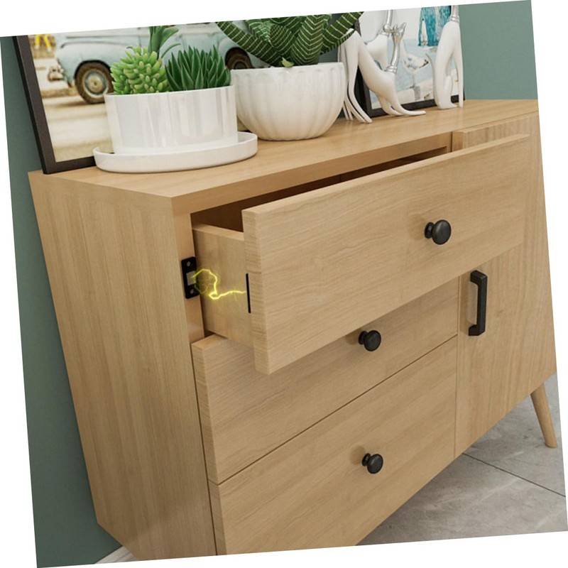 SHINEOFI 3 Sets Magnetic Catches for Cabinet Doors Thin Design