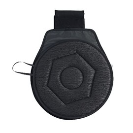 Muellery Swivel Seat Cushion 360 Degree Pivot Disc Rotating Car Cushion Chair Pad Black TPYU113386