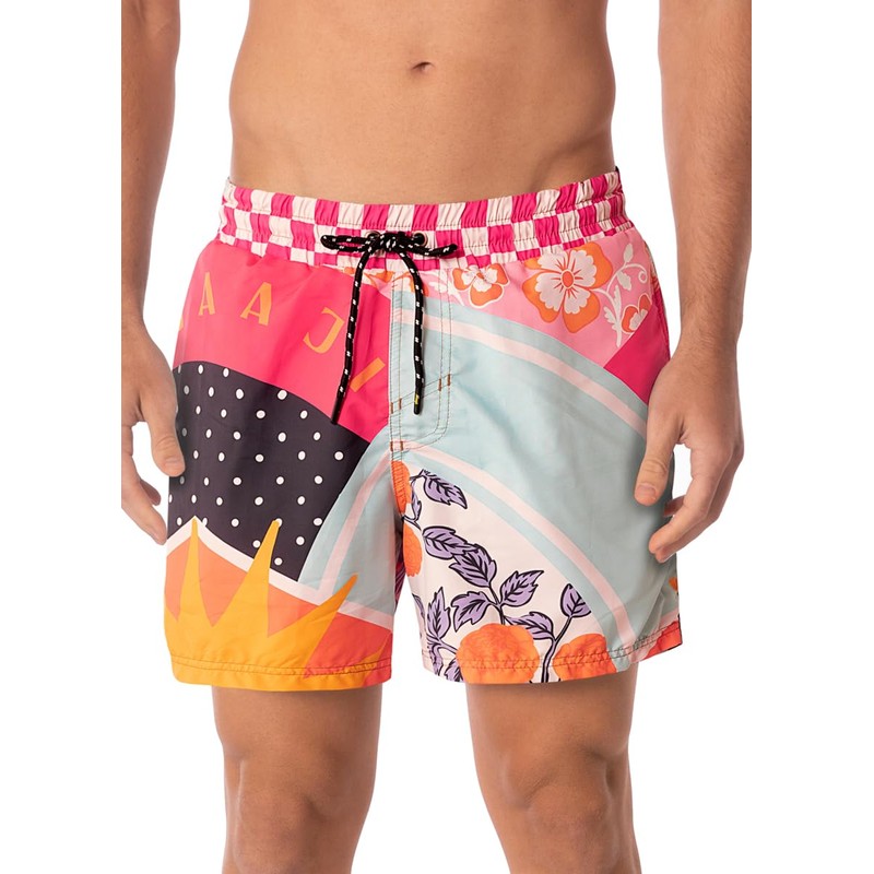 Maaji 1049 Sporty Shorts Men Trunks Pink