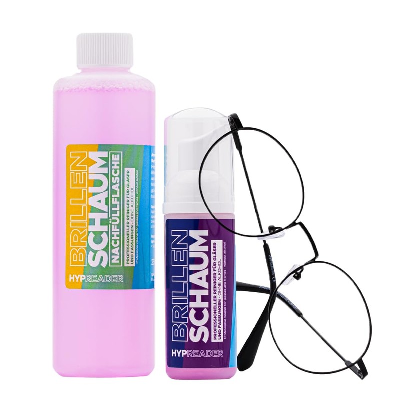 HYPREADER Glasses Foam Refill Bottle for Glasses 250 ml Bottle