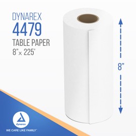 Dynarex 4479 Headrest Table Paper, 8"x 225 ft, Pack of 12