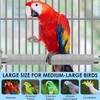 KATUMO Parrot Perch - Stainless Steel African Grey Perch Bird