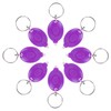 JWISLAND 8 Pack 395nm UV Mini LED Keychain Black Light