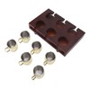6Pcs Mule Mug Holder Set Sturdy Hammered Cocktail Drink Beer