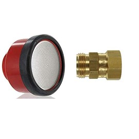 Rittenhouse Dramm Redhead Water Breaker with Brass Garden Hose Swivel (Bundle, 2 Items)