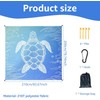 Beach Blanket, 79" x 83" Extra Large Beach Mat for