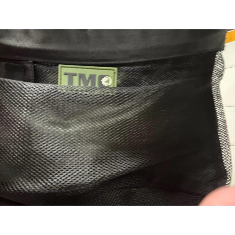 TMC Boilie Caddy Bait Bag, Black Mesh, Adjustable Strap, Carp