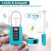 ZHEGE Suitcase Lock, Combination Lock, Lock with Combination Code, White