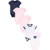 TupTam Baby Bodysuit Girls Pack of 5 - Short Sleeve