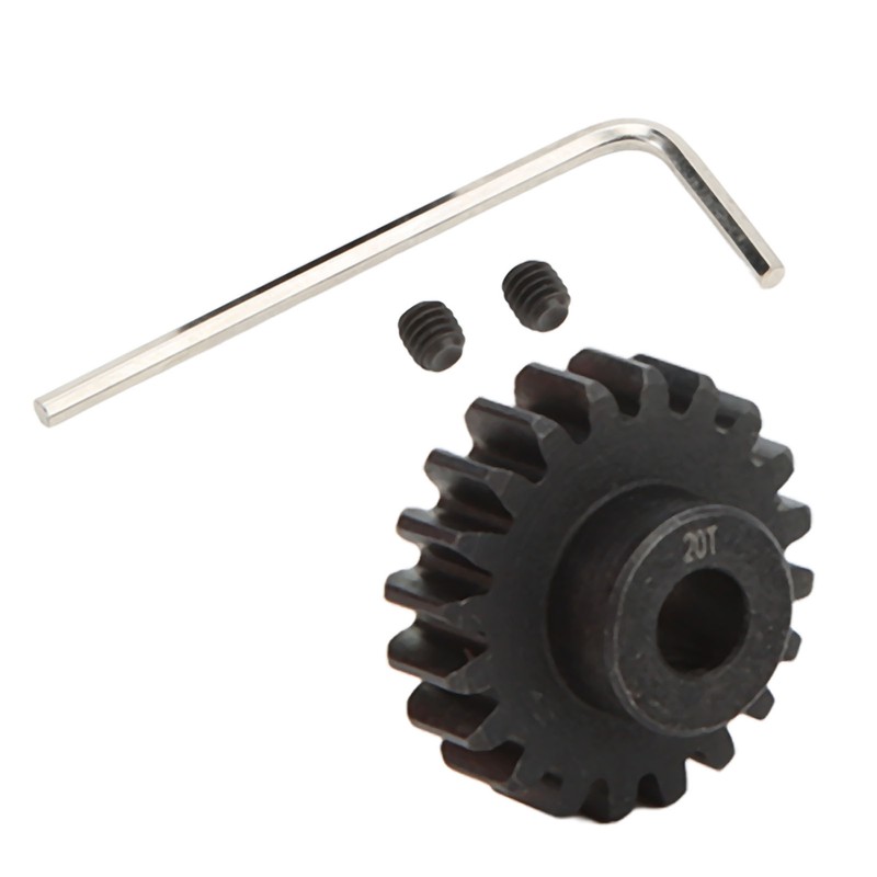 20T Pinion Gear with Set Screws Mod 1 5mm Shaft