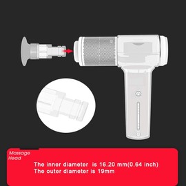 2020年新型 筋膜マッサージガン切り替えヘッド 19mmのすべての筋膜マッサージガンに適し プラグアンドプレイ 筋膜マッサージガンアクセサリー