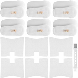 Tablenco for Shark HZ602 Filter Replacement Ultralight Pet Pro Corded Stick Vacuum and HZ2002 Vertex DuoClean PowerFins fit HZ2000 HZ251 HZ250 HH200 HH202 XFFKHZ2000 XPMFHZ2000 6 Foam Felt 6 Kit