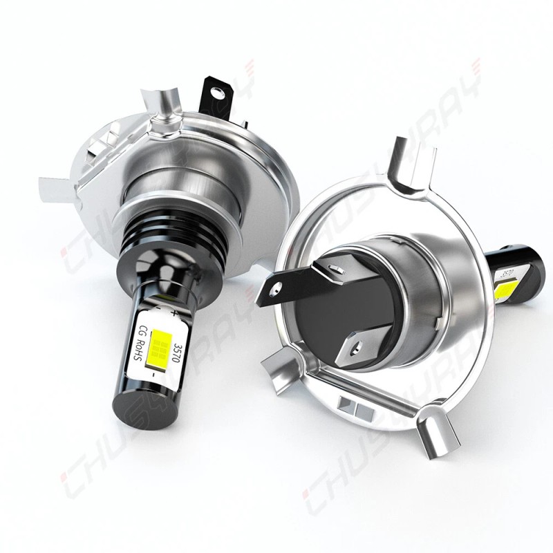 CHUSYYRAY 2x 7 Inch LED GLASS Headlight Round ORIGINAL CLASSIC