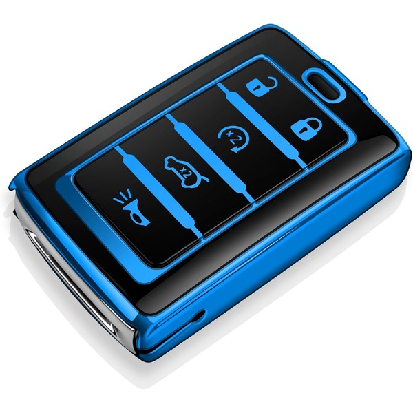 Tukellen for Jeep Key Fob Cover Soft TPU Full Protection