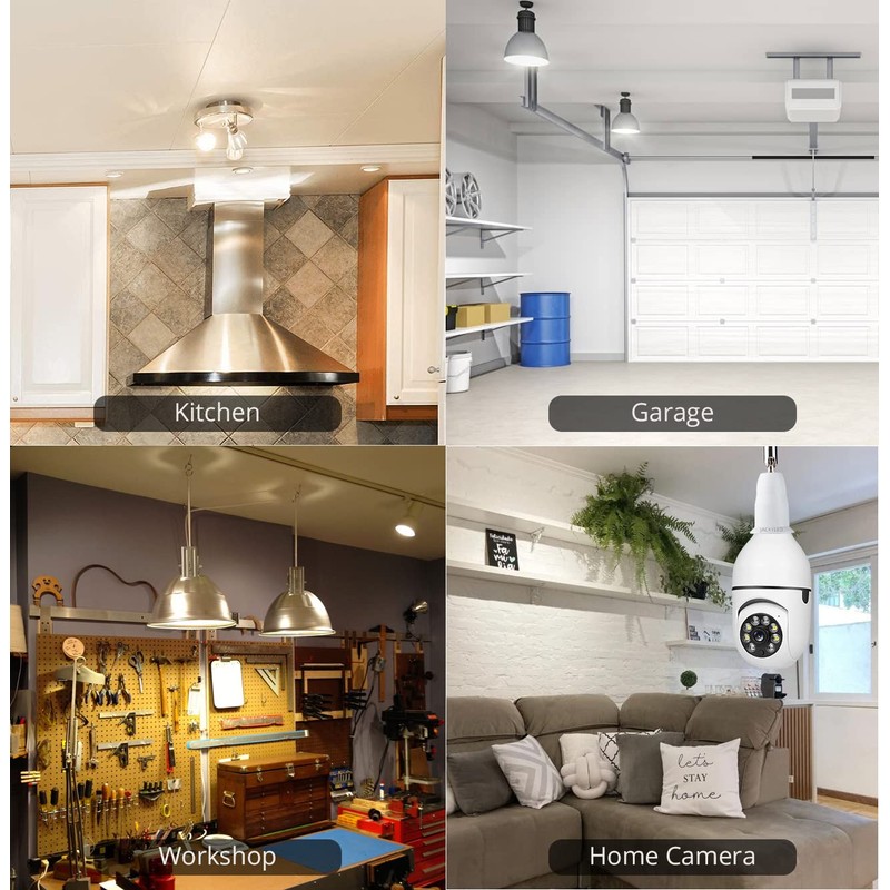 JACKYLED Light Socket Extender 3.9”/10CM Light Bulb Extension Socket, E26