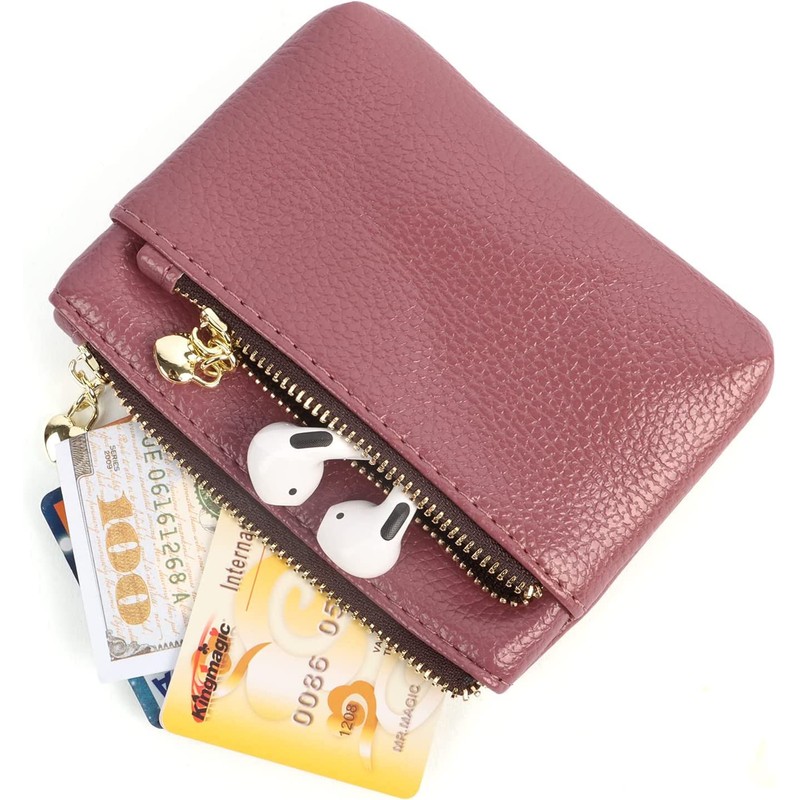 Creaher Women's Genuine Leather Coin Purses Mini Purse Coin Bag