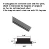 Gordon Glass™ Flexible Magnetic Strip Insert for Framed and Semi-Frameless