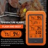 Wireless Meat Thermometer with 2 Probes 328Ft Long Range LCD