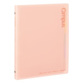Kokuyo BP330P Loose Leaf Binder Campus Open in Seconds B5 Coral Pink