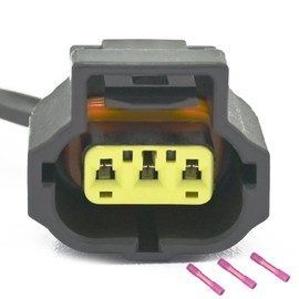 GROBARPART Alternator Connector Compatible with Ford & Compatible with Lincoln Models - F150, Expedition, Navigator, Mark Lt 2004-2008 4.6L 5.4L V8, Replace# 4L3U-10300-Ba, 40014066, Afd0110