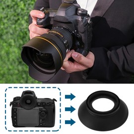 SG Store 2pcs DK-19 Rubber Replacement Eyepiece Eyecup DK-19 Rubber Camera Eyepiece Compatible with Nikon D2 D3 Df D4 D700 D800E D810 F6 F5 Cameras, Black