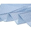 Allegra K 50cm Vintage Polka Dots Square Small Scarf Neck
