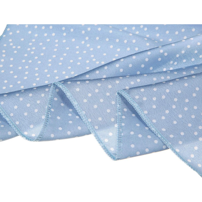 Allegra K 50cm Vintage Polka Dots Square Small Scarf Neck