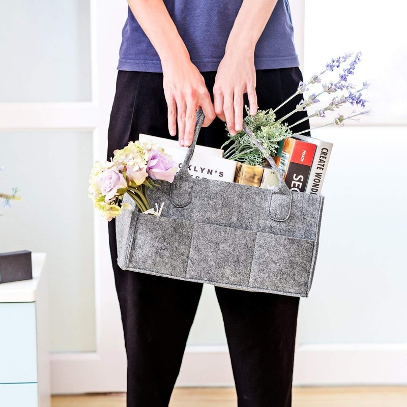 MaidMAX Baby nappy caddy felt bag