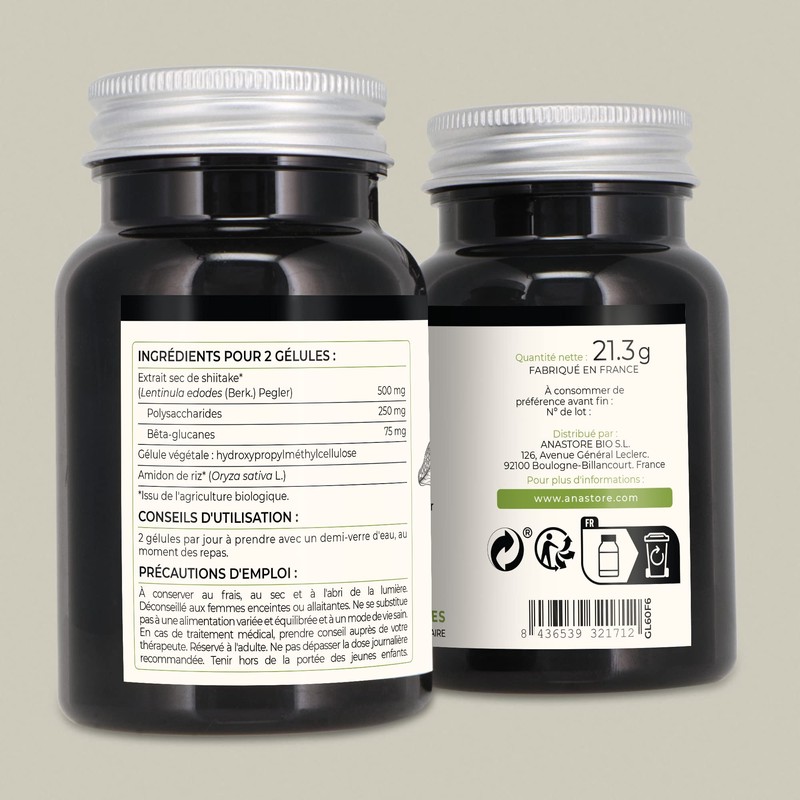 Organic Shikake (LeNTINULA EDODES) * 3 + 1 free *
