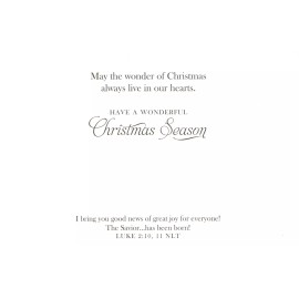 Dayspring Merry Christmas Holidays Christ Is Born Church Yard Thomas Kinkade Greeting Card