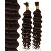 BEEOS Human Boho Hair for Braiding 22 Inch 100g, #4