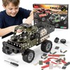Volico DIY 3D Car Metal Engineering Kit Buildable192-Piece STEM Building