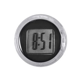 LNYMZD Stick-on Digital Clock,Waterproof Motorbike Mount Stick-on Dashboard Car Clock - Tiny Small Clock For Car Dashboard, Car Clock For Car Decoration, Motorcycle Clocks Instruments