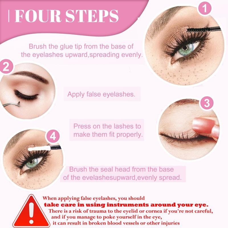 ANURAG Eyelash Bundle 9-17mm Eyelash Bundle Extensions 30+40D Thick Volume