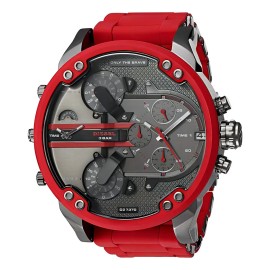 Reloj Diesel DZ7370 Hombre Mr Daddy Color Rojo Resistente al agua