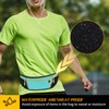 Waterproof Running Belt with Reflective Strip and Headphone Hole Adjustable