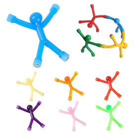 KEWUF Pack of 7 Strong Magnets for Magnetic Board, Fridge Magnets for Men, Magnetic Neodymium Magnet Cute, Colourful Humanoid Magnets, Magnetic Person Magnets for Office, Decorative Whiteboard