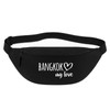 Huuraa Bauchtasche Bangkok My Love Geschenk 2,5 Liter Black Bangkok