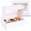 VGOODALL 6 Sets Cupcake Container with Window, 9.5 x 6.3