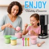 4 Pack Ice Cream Containers with Lids for Ninja Ice