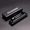 10 Holes Harmonica, 1 Count Alloy C Key Harmonica, Musical