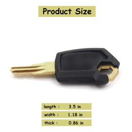 8 Pcs Keys for Cat 5P8500, Heavy Equipment Ignition Loader Dozer Key for Caterpillar 5P8500 CAT,Ignition Keys 5P8500 5P-8500 for Caterpillar Heavy Equipment CAT Loaders Excavators Dozers