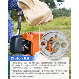 SZRKRLA Upgrade Clutch Kit Fit for Stihl FS90 FC90 FS90R FS100 FC100 FS110 FS130 FS310 HT131 HT101 HL100 HL90 Replace 4180-160-2000 41801602000 Durable Construction with Sleeve