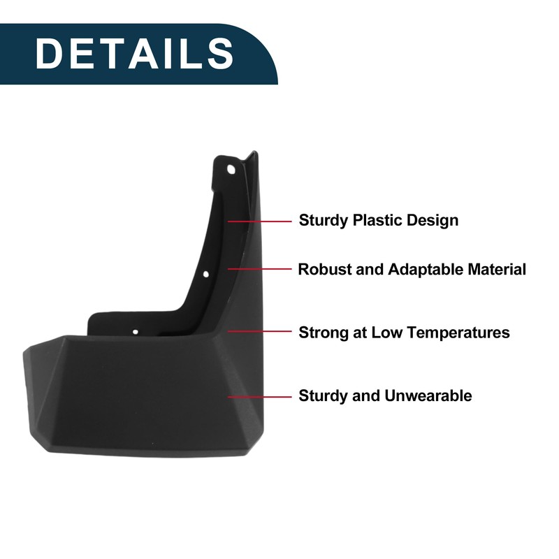 TUCKBOLD Mud Flaps Splash Guards for Toyota RUSH 2018-2022 Front