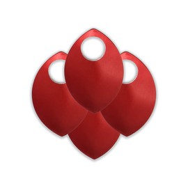 TheRingLord.com Medium Anodized Aluminum Scales - Red - 100 Scales