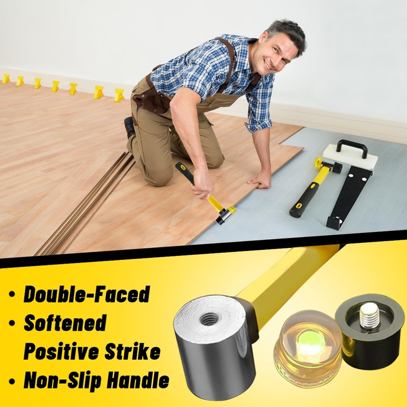 NACCOO Laminate Flooring Tools, 5in1 Floor Installation Kit for Vinyl
