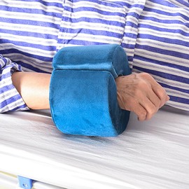 Foot Elevation Pillows Heel Protector for Pressure Sores Ankle Support Cushion Anti Bed Sore Pad Relief Pressure Cushion (Blue, One Size)