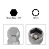 sourcing map 1/4" Quick-Change Hex Shank 19mm Magnetic Nut Setter
